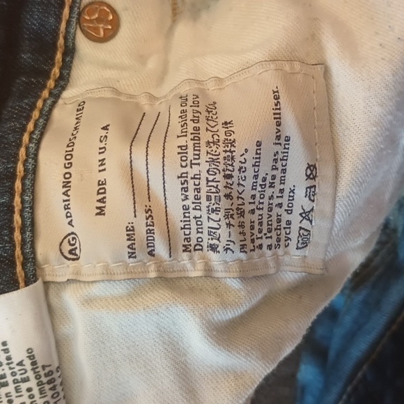 AG The Stilt Cigarette leg jeans. Size 30R. Good used condition, hole in knee. - Picture 10 of 13